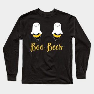 Boo Bees Funny Halloween Bees Ghost Matching Couple Long Sleeve T-Shirt